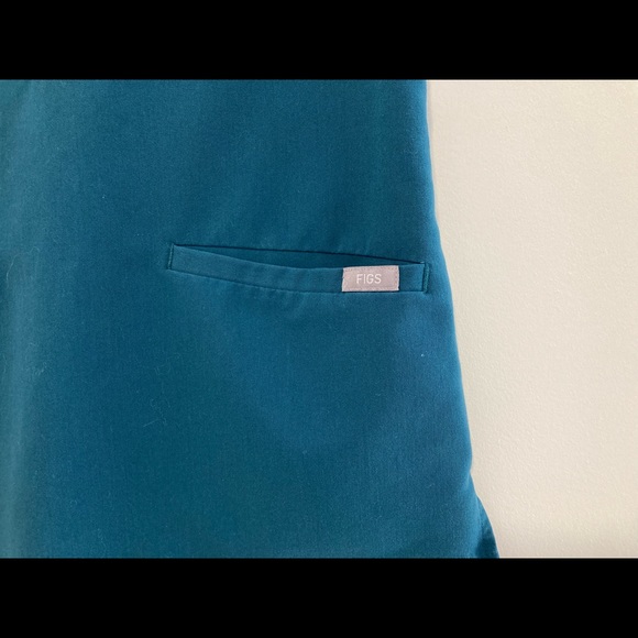 Figs Tops Figs Caribbean Blue Top Poshmark